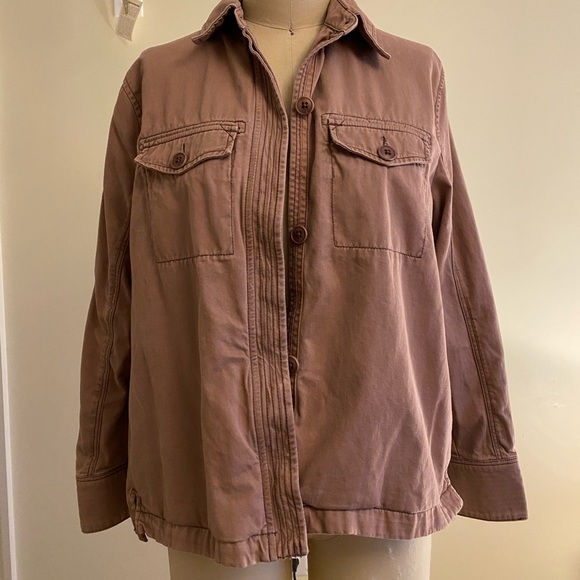 Abercrombie and Fitch Swing Twill Woven Utility Jacket - 2 pocket - Picture 3 of 8